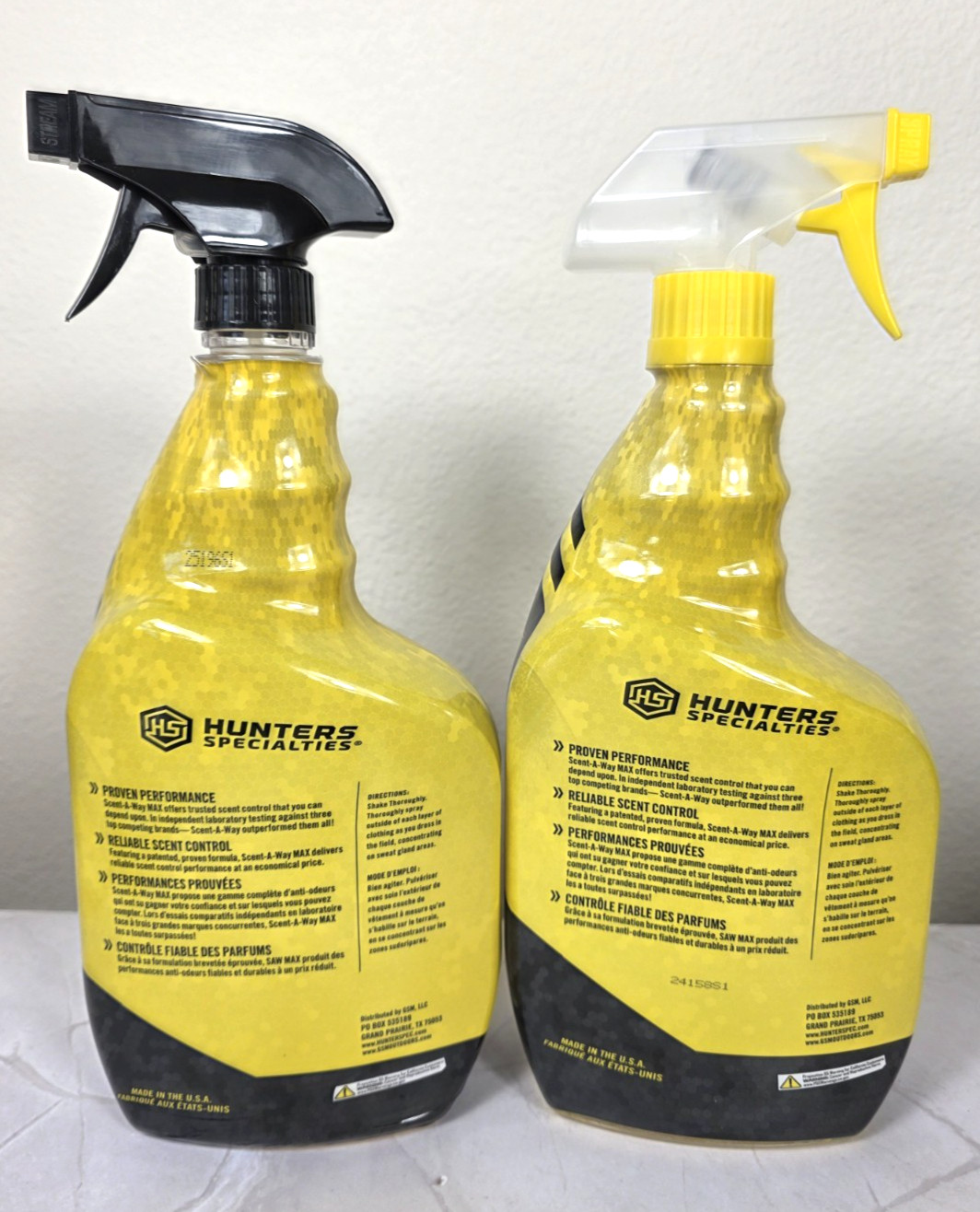 Scent-A-Way MAX Odorless Spray Scent Eliminator Cover Scent 32oz 2 Pack