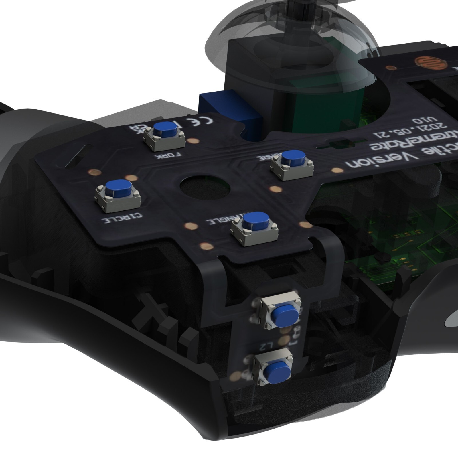 eXtremeRate Tactile Clicky Kit for PS4 Controller Shoulder Face Dpad Buttons