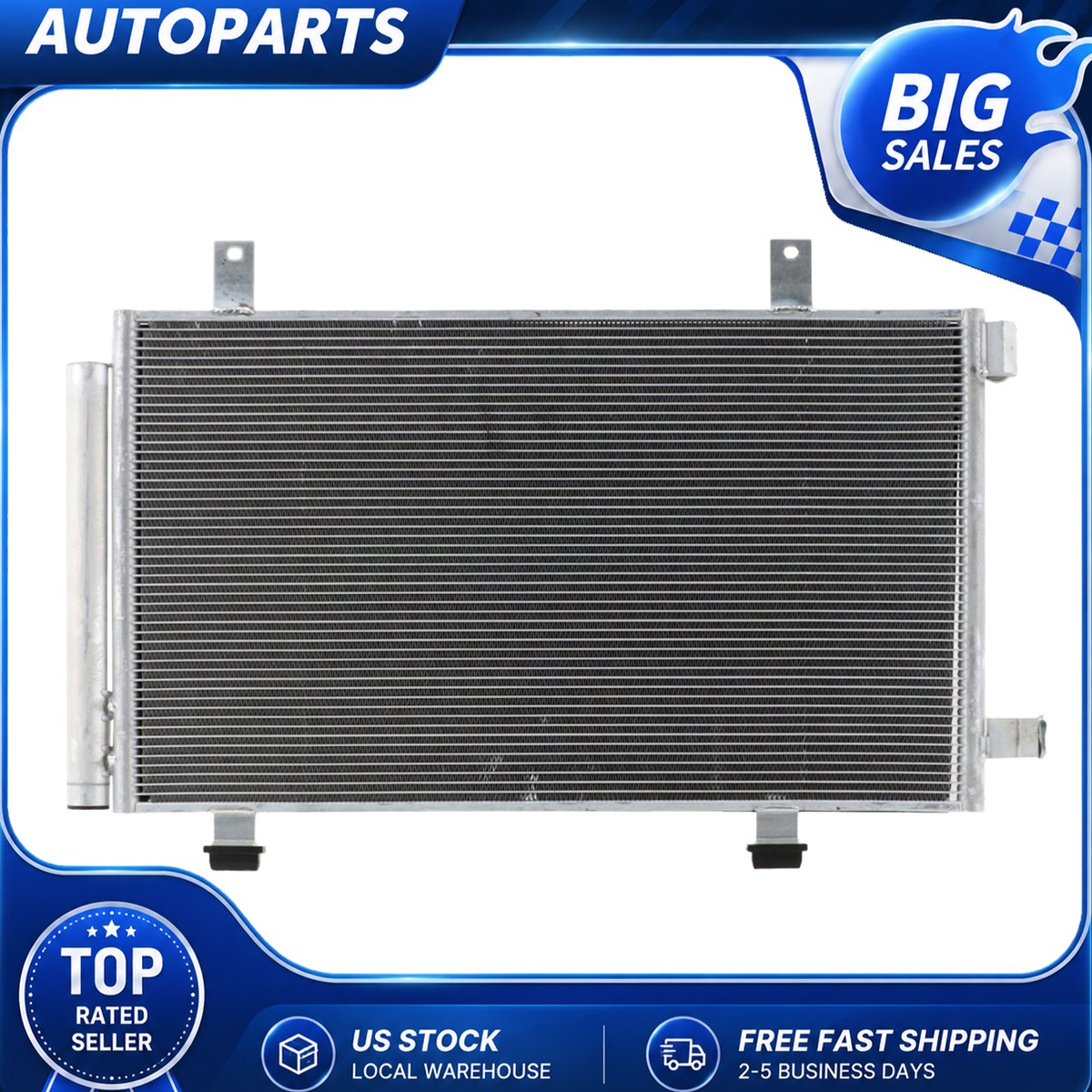 New AC Condenser For 2007 2008 2009-2014 Suzuki SX4 2.0L 3693 w/ Receiver Drier