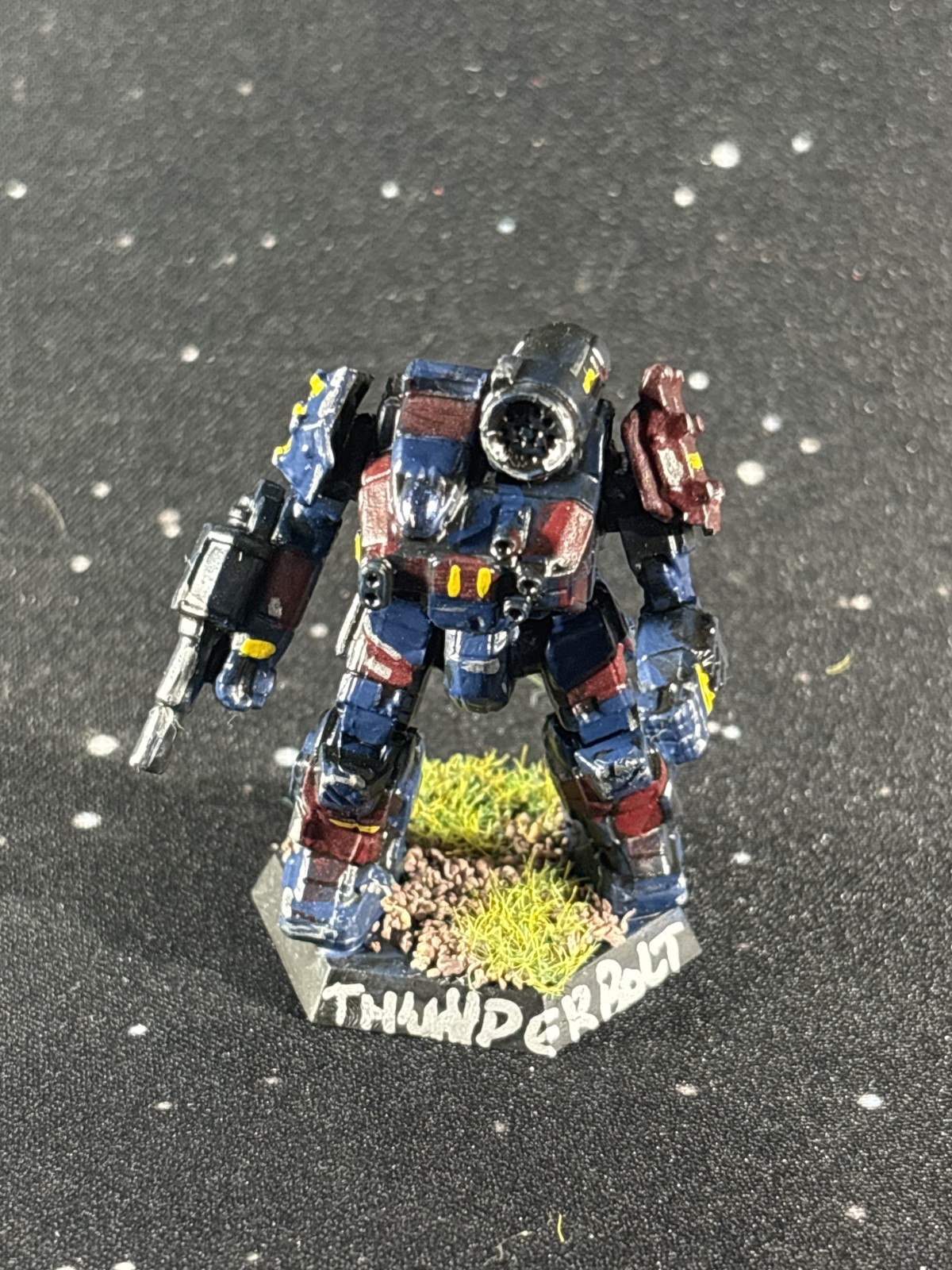 Hand Painted BattleTech Thunderbolt Mech -- Davion Heavy Battle Lance
