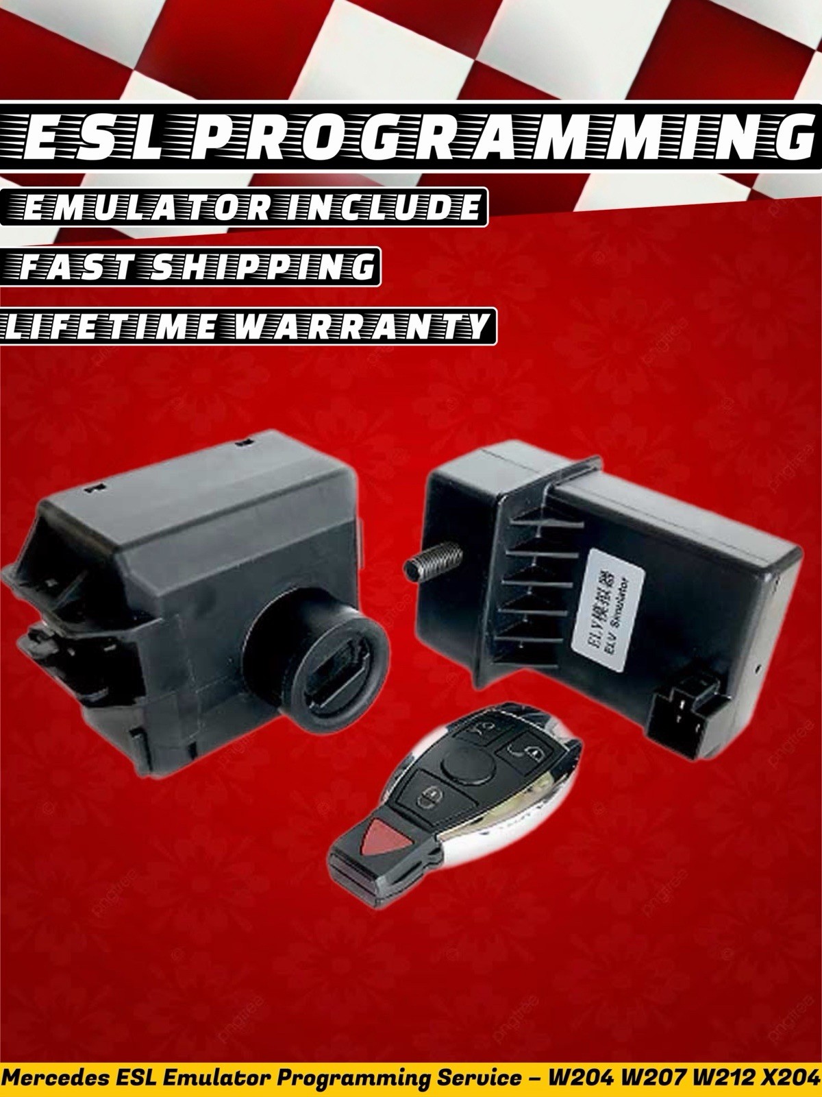 Mercedes W204 W207 W212 X204 ESL ELECTRONIC STEERING LOCK EMULATOR PROGRAMMING