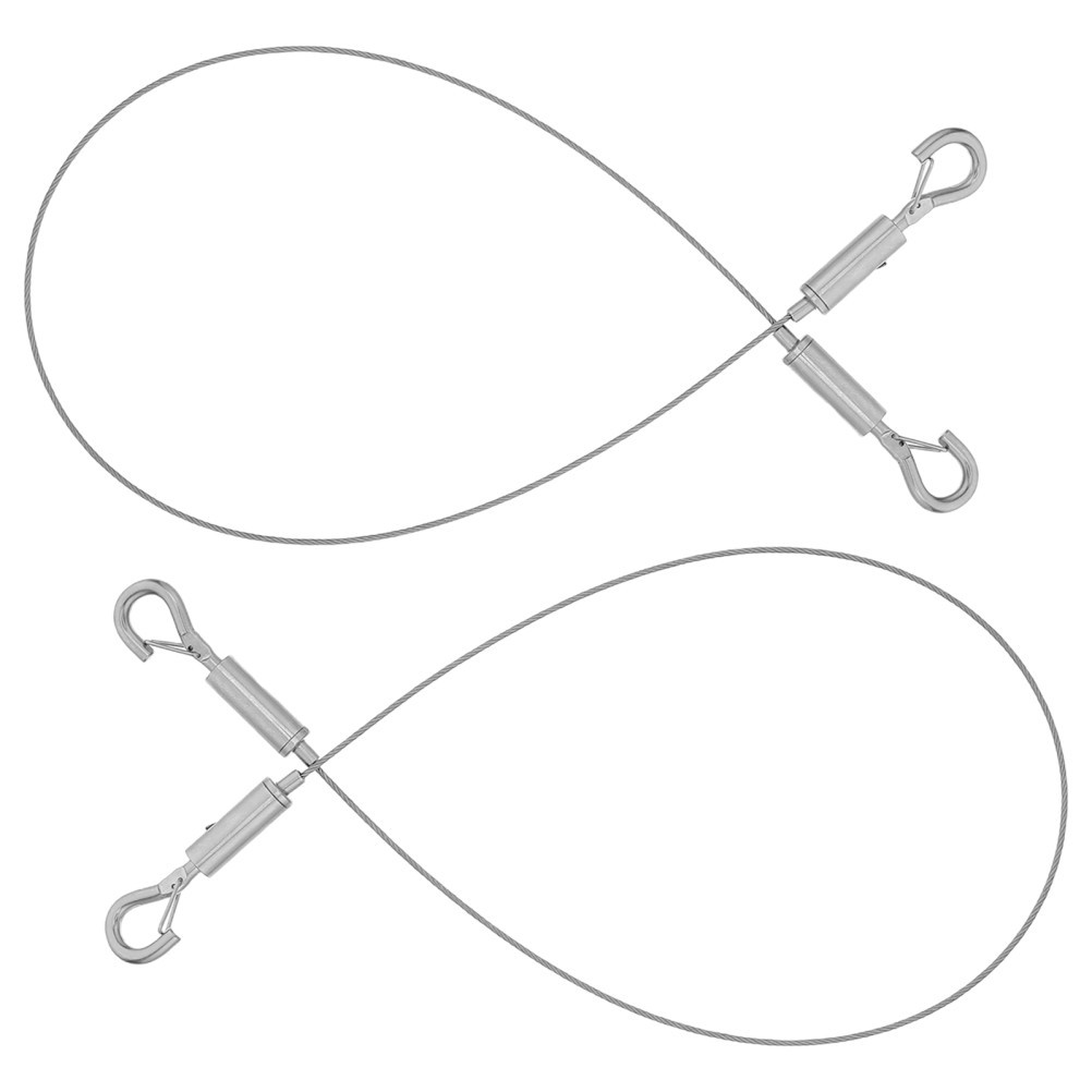 2 Pcs Hanging Chart Wire Hook Ceiling Hangers for Decoration Lights