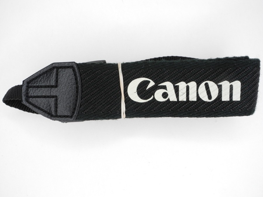 Canon EOS Vintage Black / White 1 1/2" Camera Neck Strap For SLR / DSLR