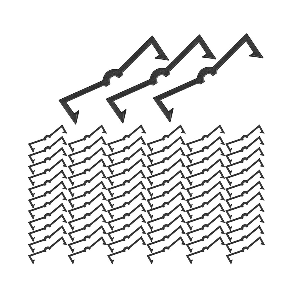 100pcs Peg Locks Pegboard Hook Retainers for Standard 1/4" and 1/8"7891