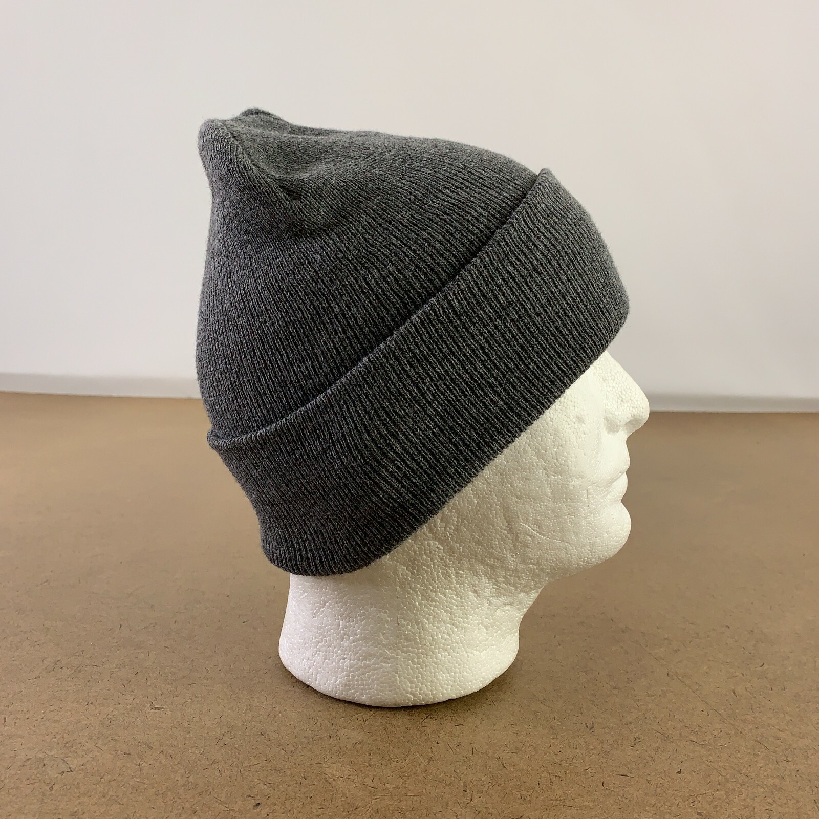 Port & Company Unisex Adult One Size Gray Blank CP90 Knit Beanie New