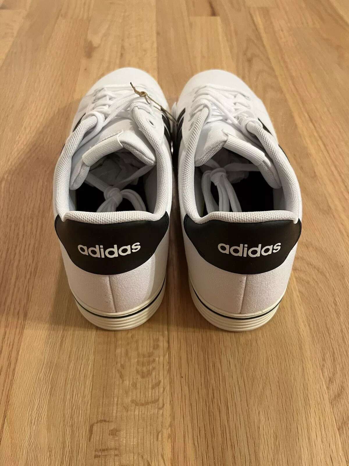 Adidas Men’s Daily 4.0 White & Black Skateboarding Sneakers IF6659