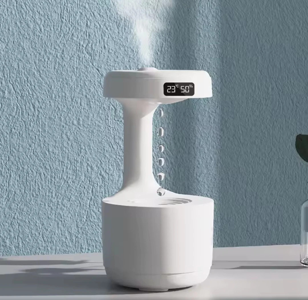 Humidifiers for Bedroom, 800Ml Cool Mist Air Humidifier, Anti-Gravity Digital Hu