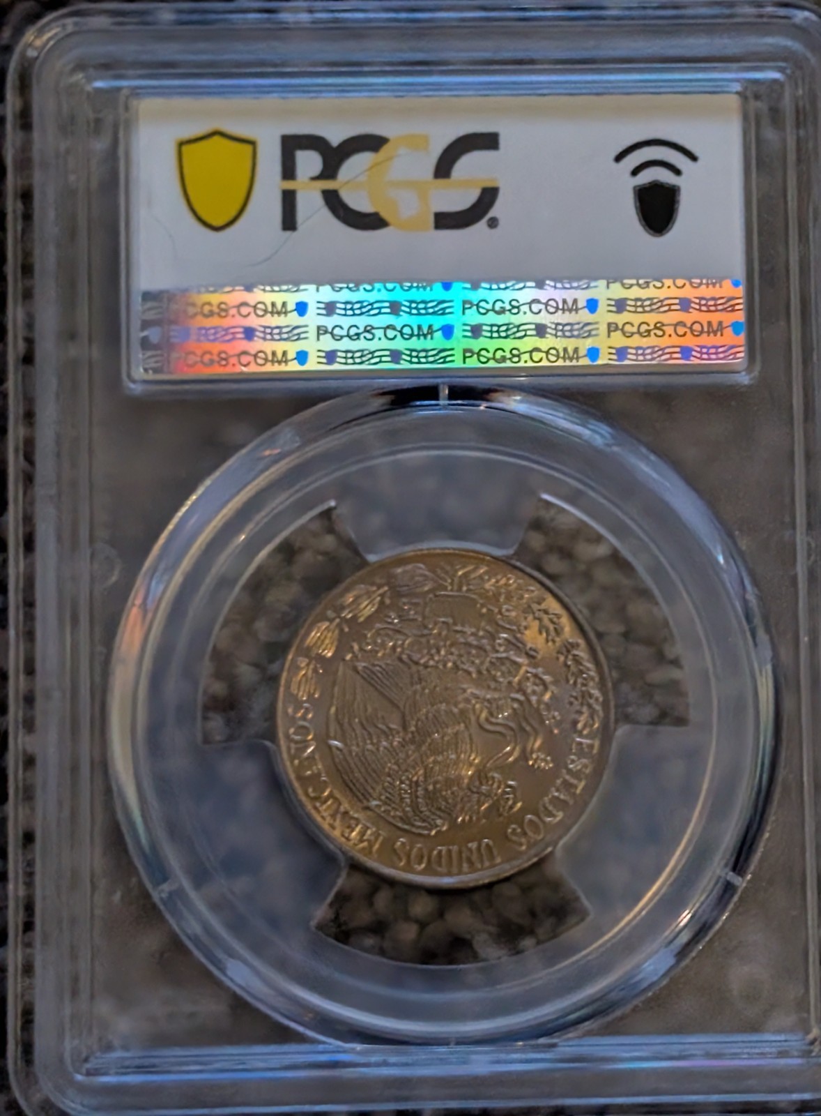 1976-Mo Mexico 50 Centavos No Dots PCGS MS66 Scarcer Subtype