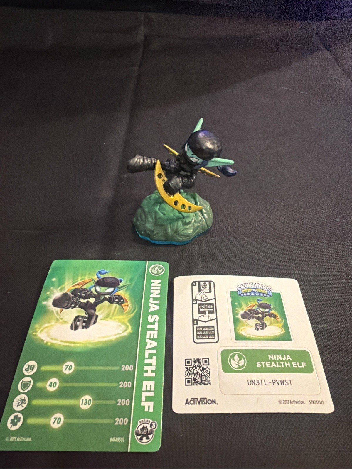 2013 Skylanders Swap Force -  NINJA STEALTH ELF Character Figure With Card