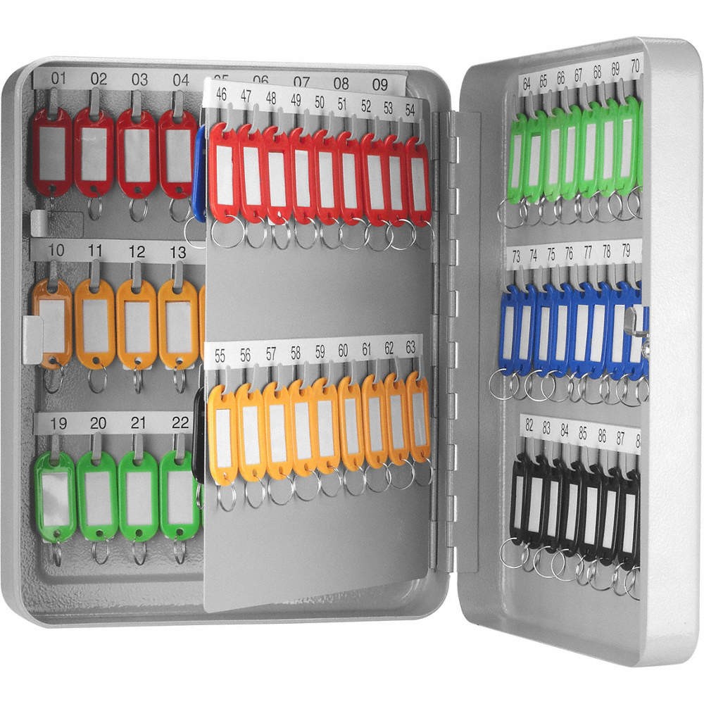 BARSKA CB13234 Key Box,90 Keys,Single Key,Steel,Wall 484P02