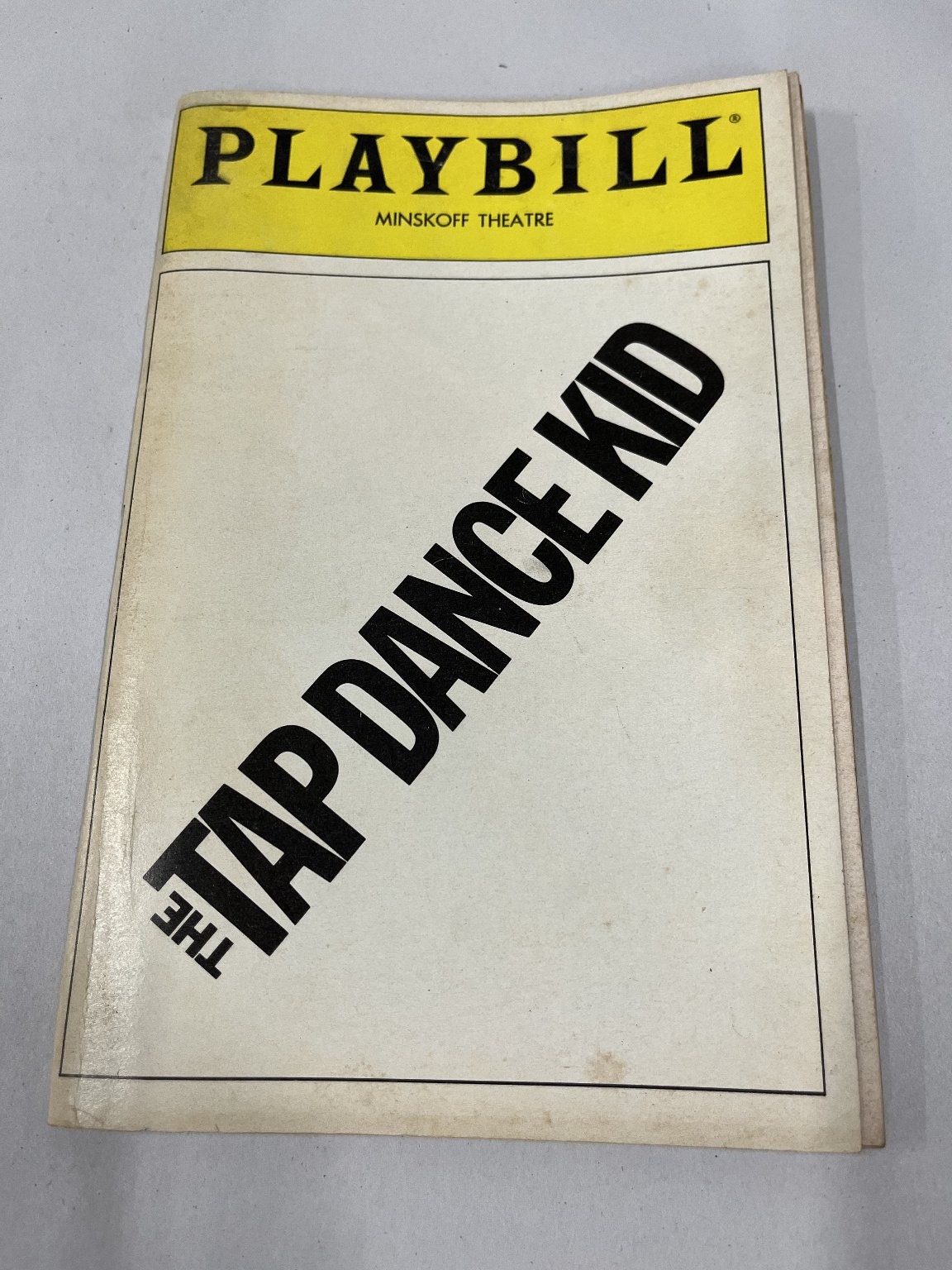 Playbill The Tap Dance Kid Minskoff Theatre Original Playbill 1984