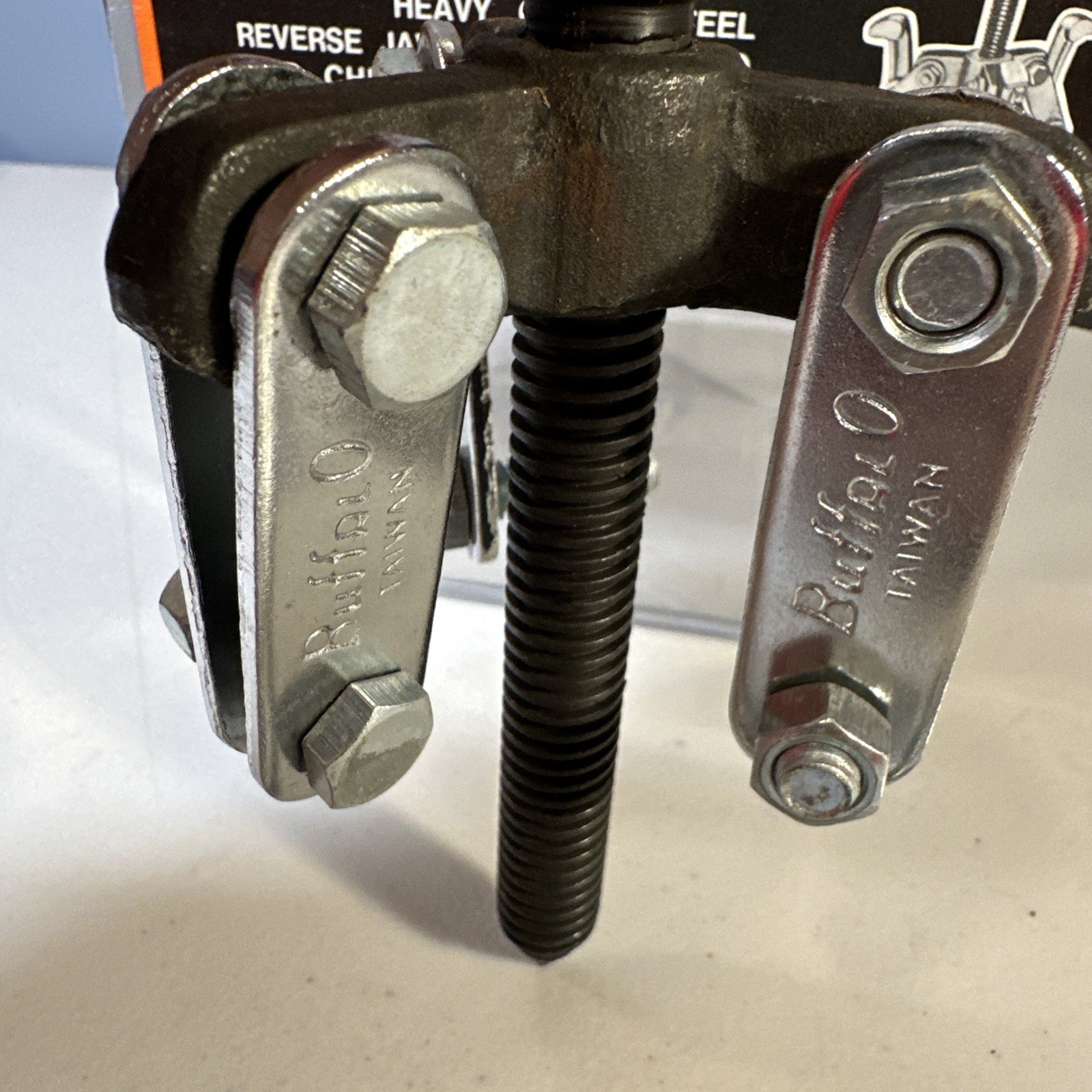 Industrial Gear Puller Heavy Gauge Steel 3 - Jaw, 4" Size Drop Forge Buffalo