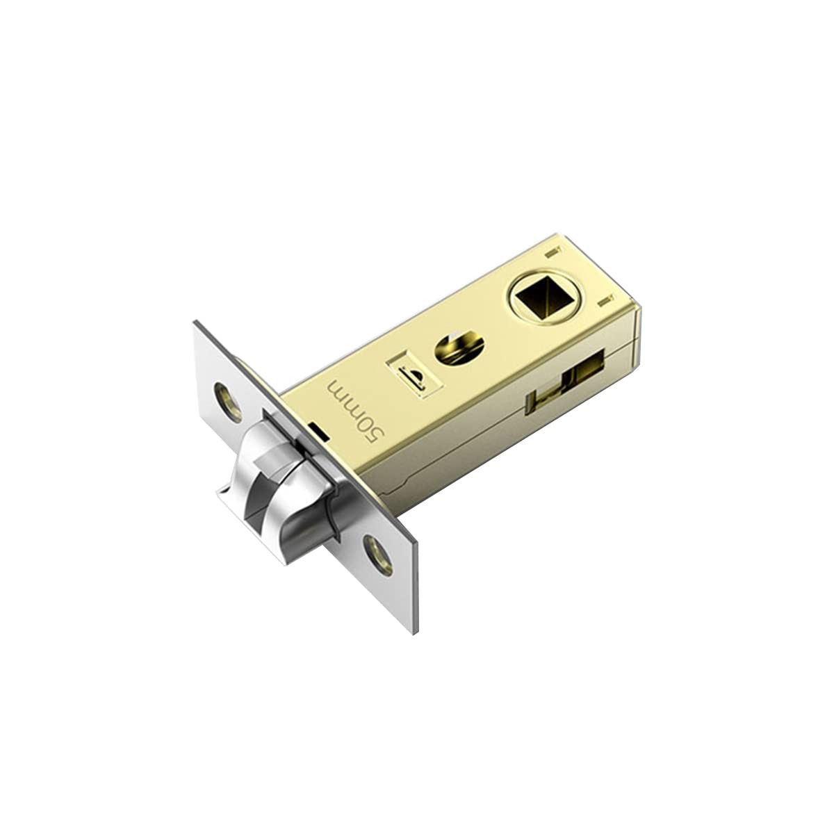 1 Pcs Tubular Latch 50mm Door Mortice Lever Handles Internal