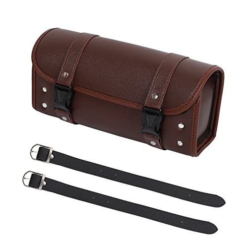 Motorcycle Tool Bag Handlebar Bags Cycling Luggage Bag Waterproof PU Leather