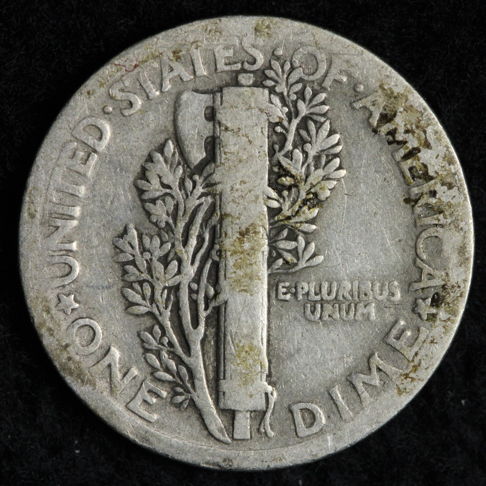 1921 Mercury Silver Dime GOOD E336 SACM