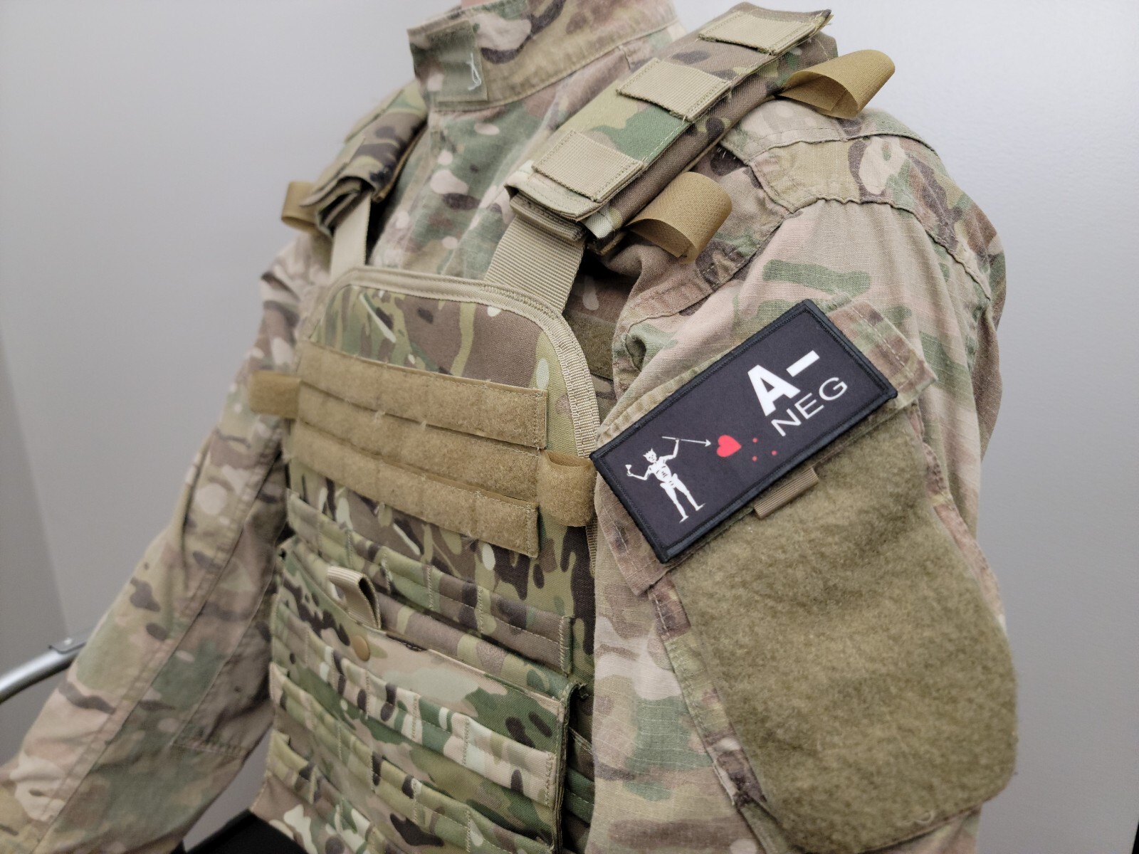 Backbeard 2x4 Bloodtype Tactical Patch