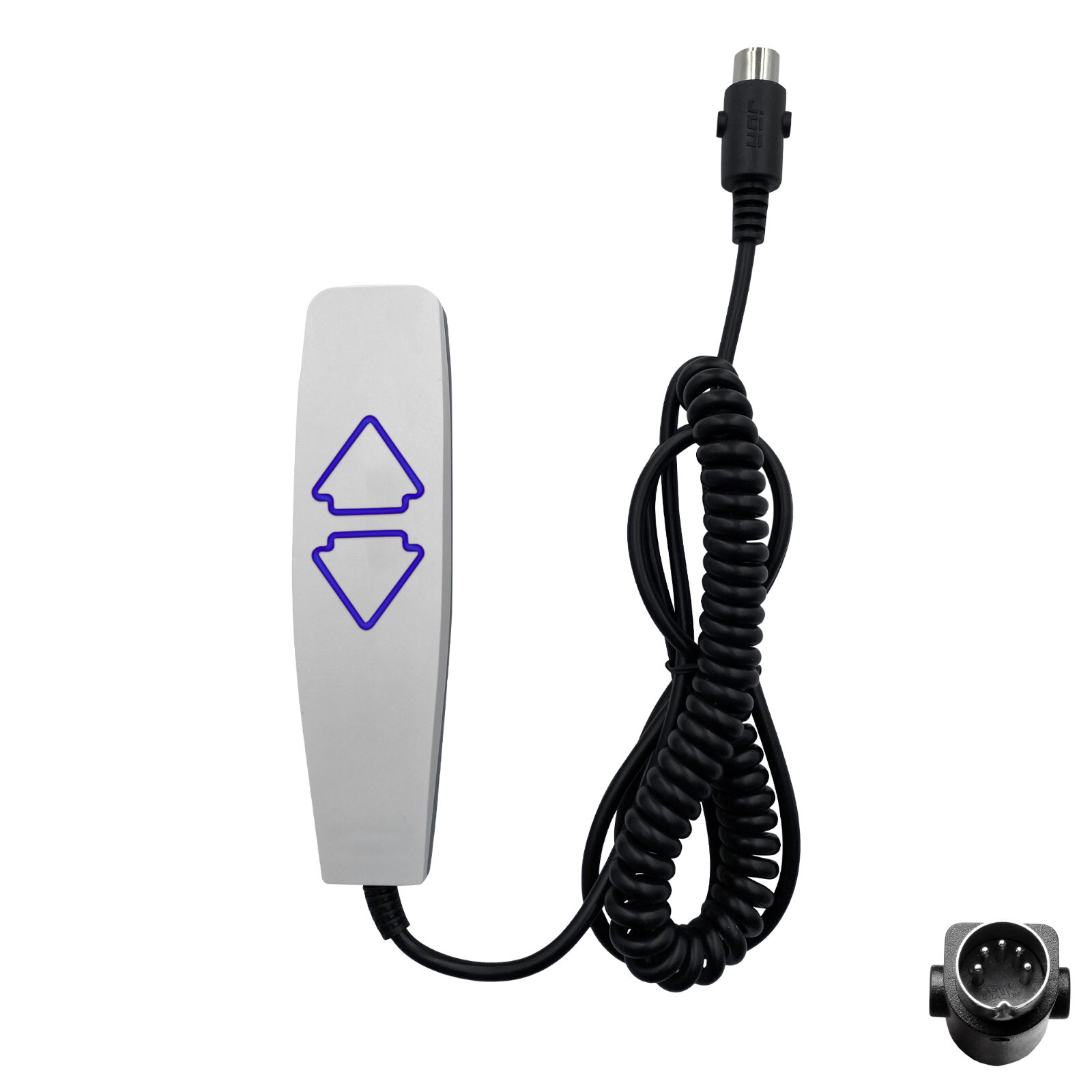 2 Button 5 Pin Lift Chair Handset Hand Control Remote with USB A and USB C Port