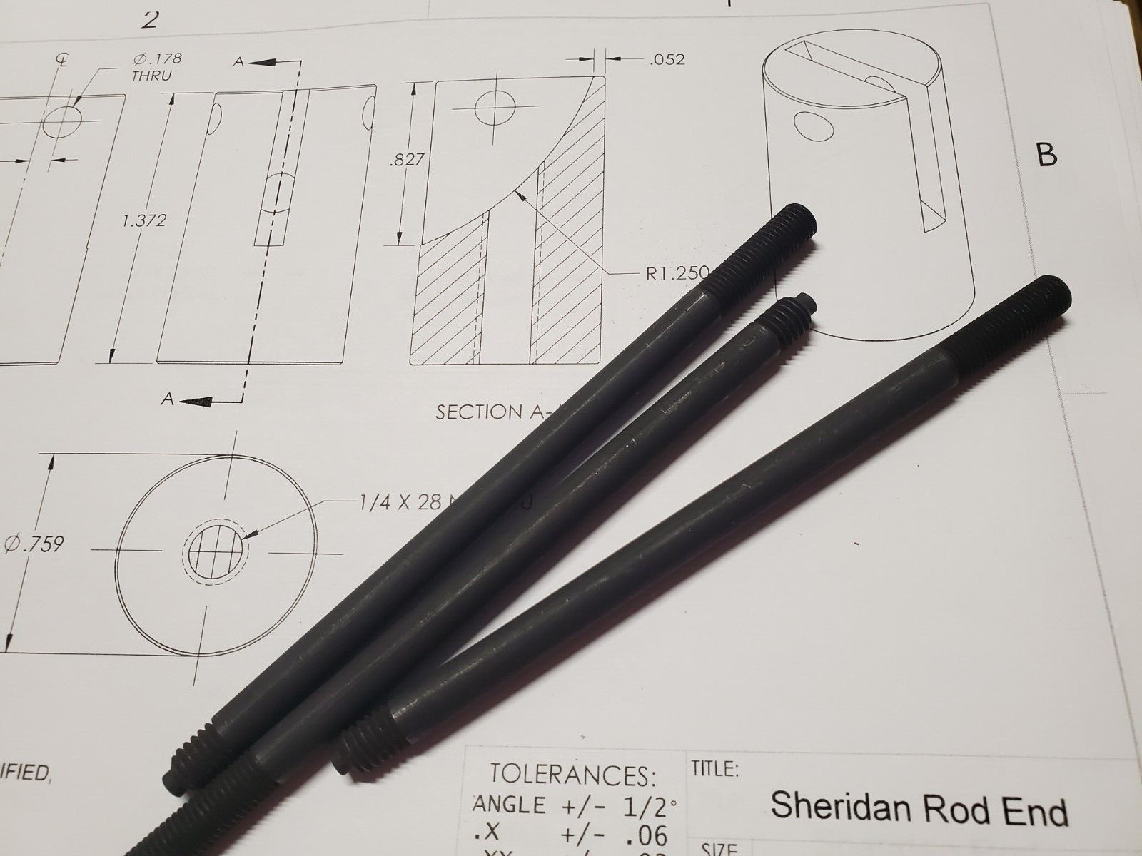 Benjamin 710, 720, 310, 312, 317 pump rod (Only)