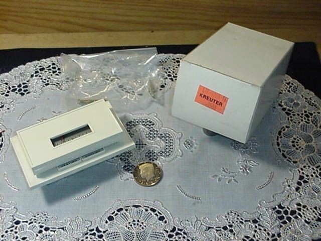 Kreuter CTE-1103-16 Room Thermostat, Dual Setpoints, Heat/Cool, 50 to 90F NEW!