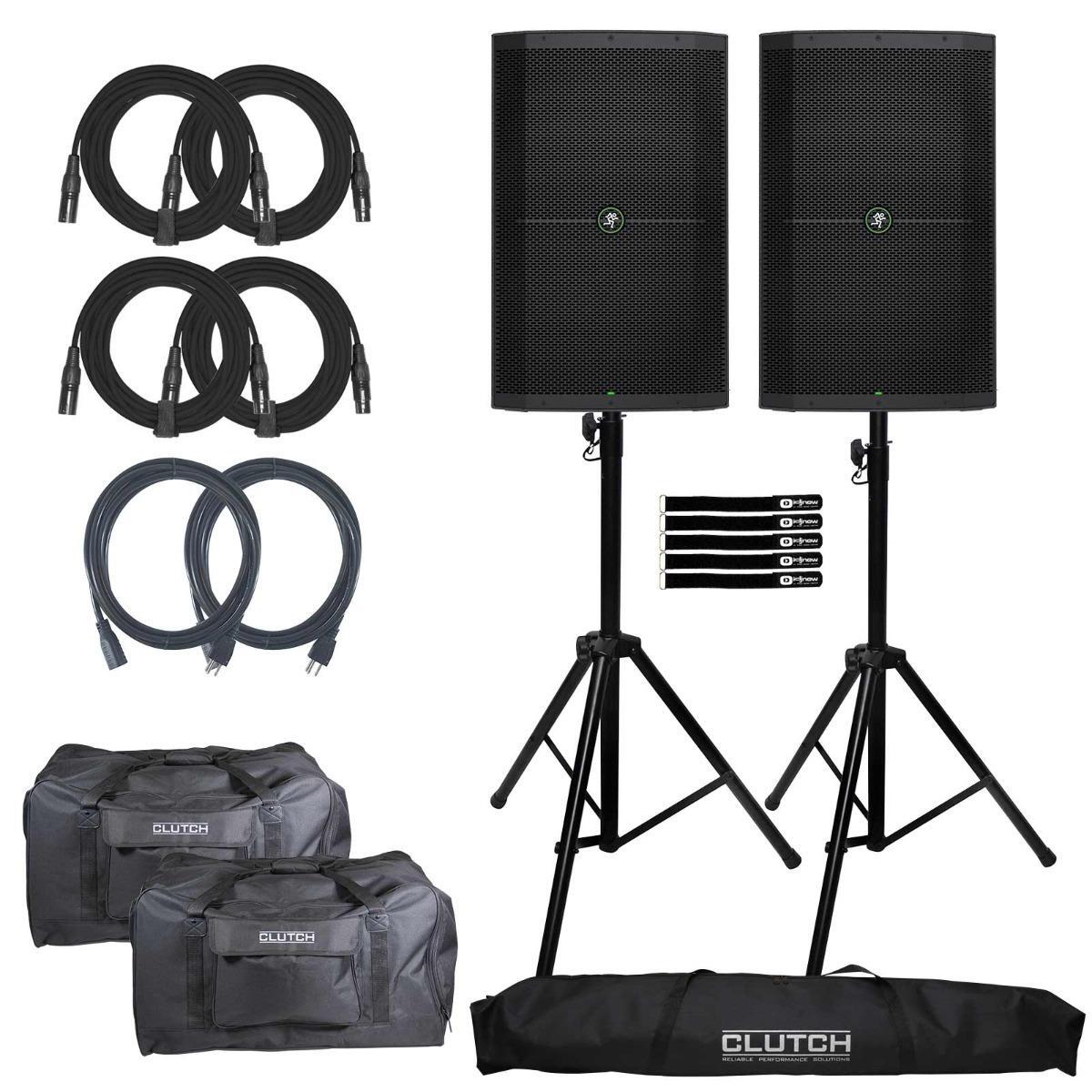 Mackie THUMP215XT 15" 1400W Enhanced Active Powered DJ Live Sound Speaker Pack