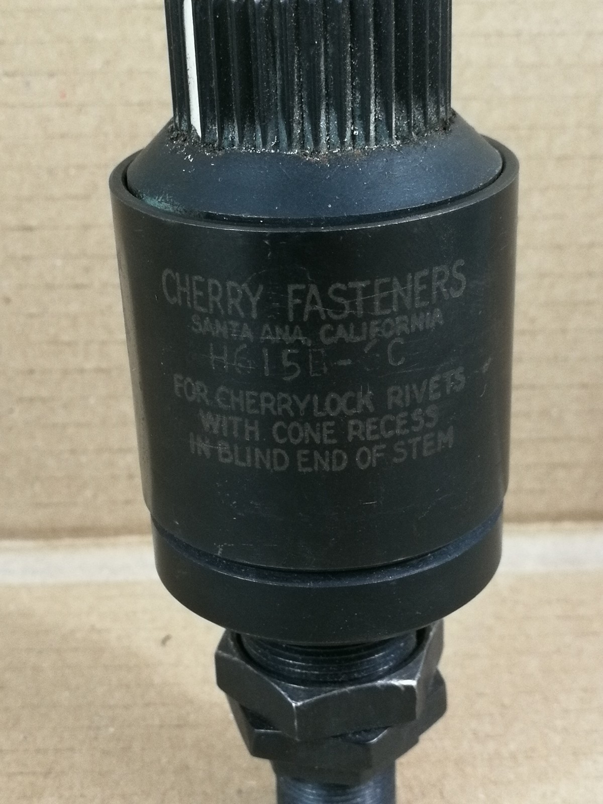 Cherry Aerospace Textron 3/16" Cherrylock Pulling Head GBP H615B-6C *