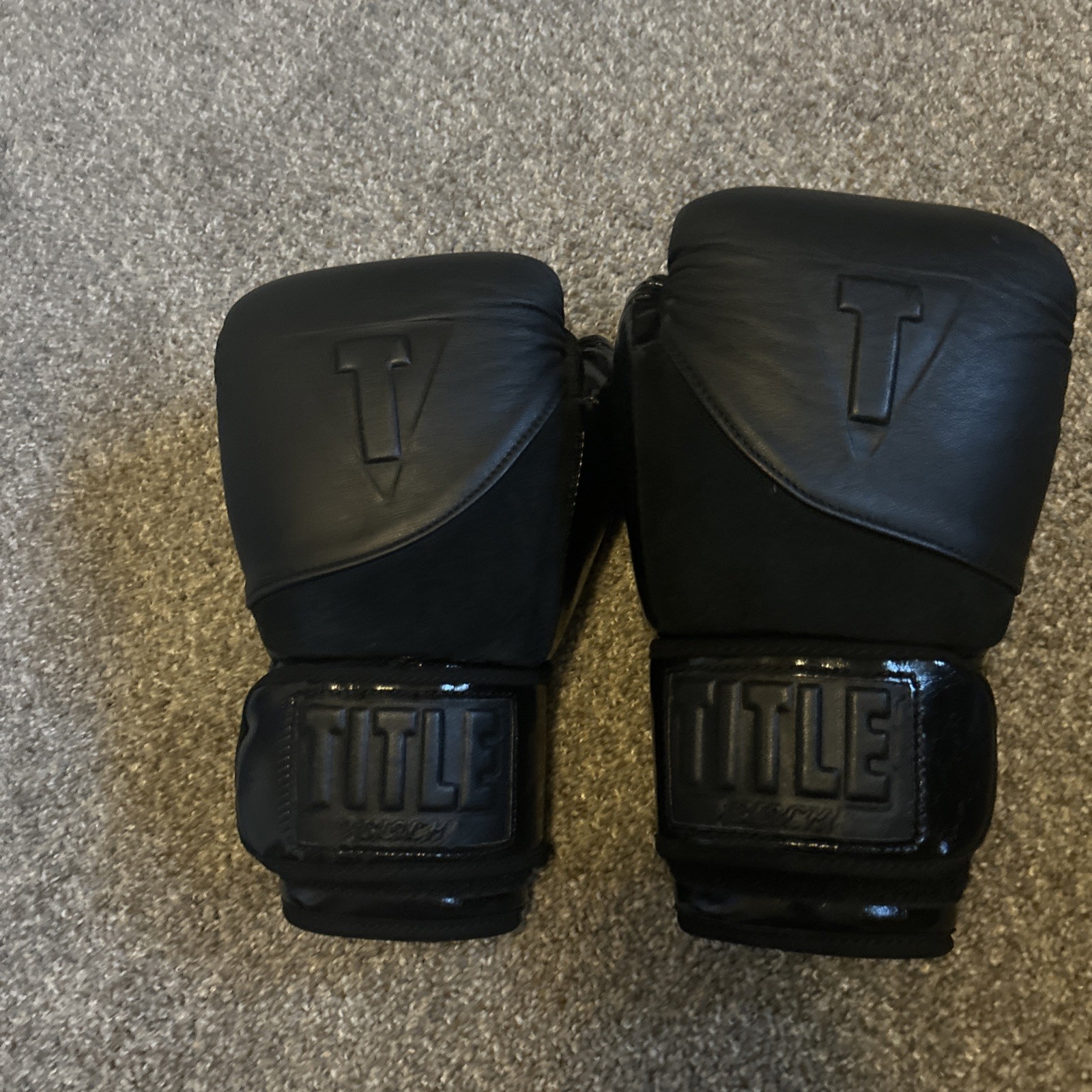 Title Black Blitz Boxing Gloves - 16oz