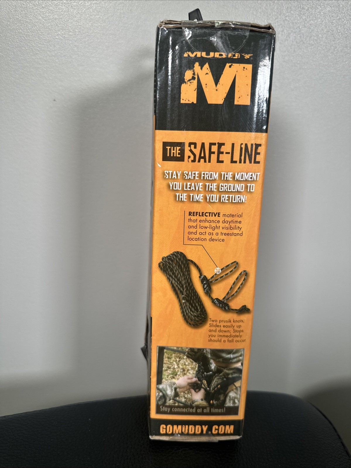 Muddy Safe-Line 30' Reflective Rope, MUD-MSA500