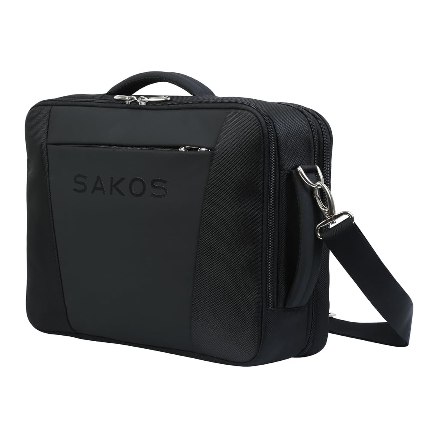 15-Inch Convertible Laptop Bag – 4-Way Carry, Water-Resistant, Multi-Pocke