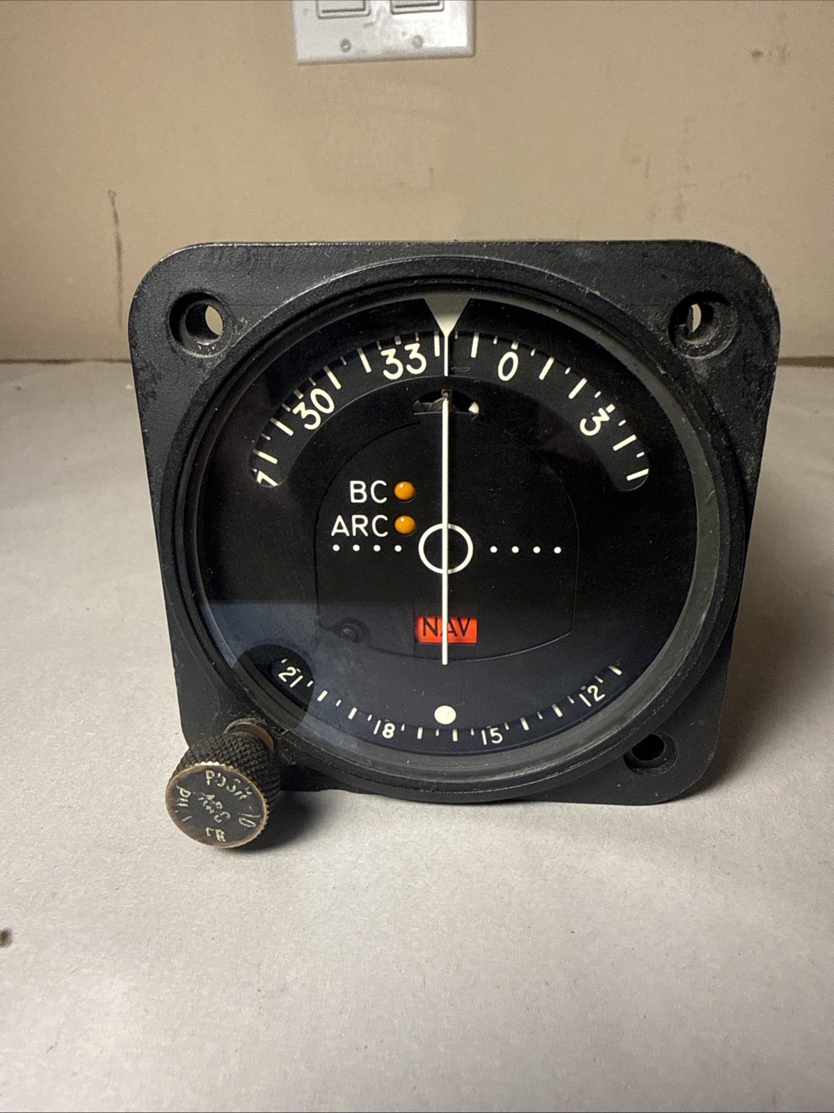 Cessna Aircraft Radio & Control IN-385A Converter Indicator, PN 46860-1200