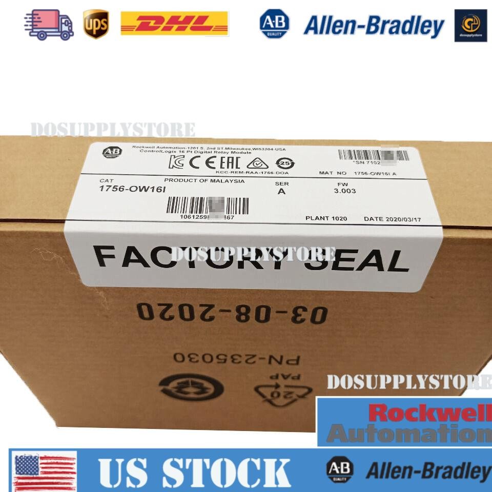 NEW-  AB 1756-OW16I 1756 OW16I Factory Seal ControlLogix Digital Relay Module