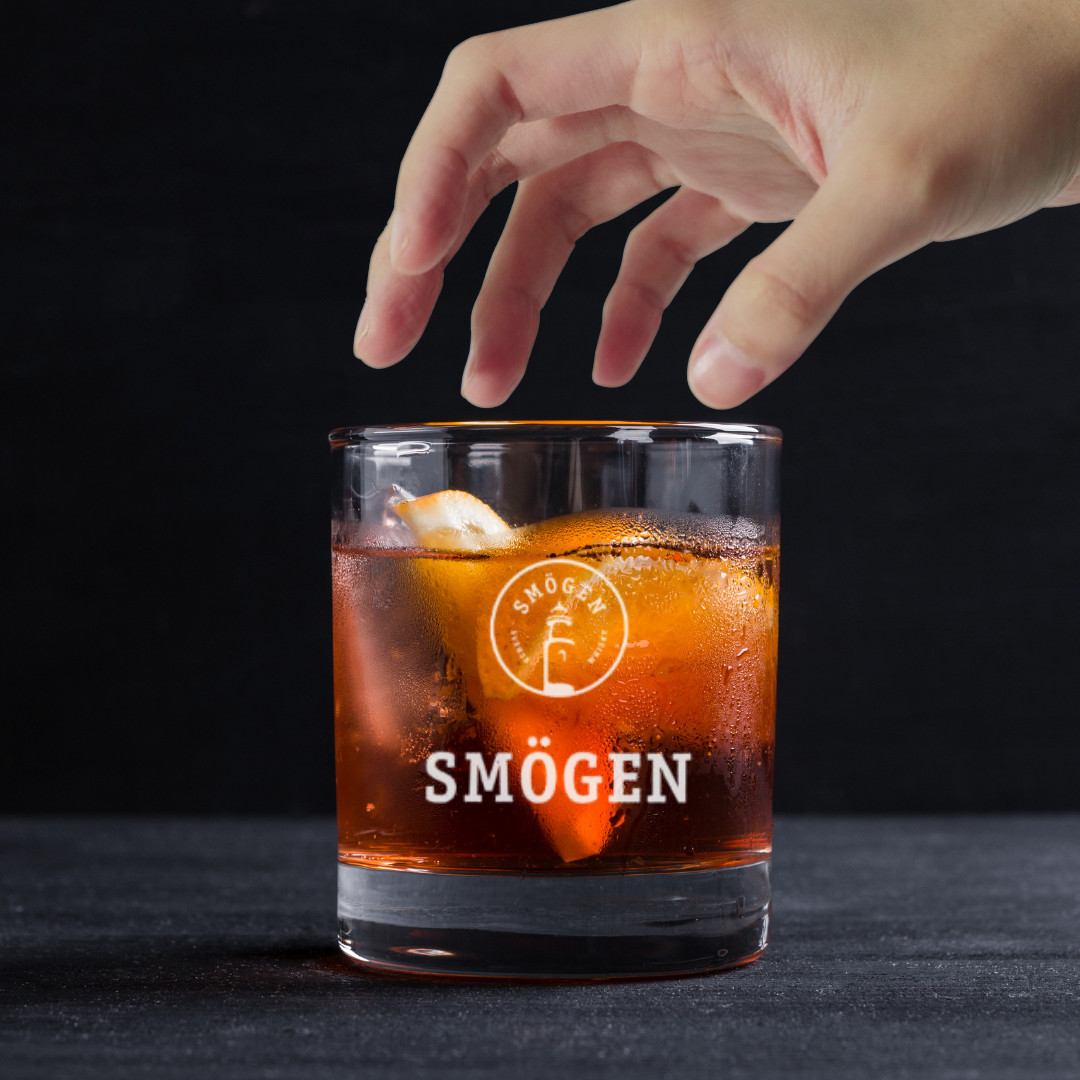 Custom Engraved Smogen Whiskey Glass – 11 oz Standard Rocks Glass