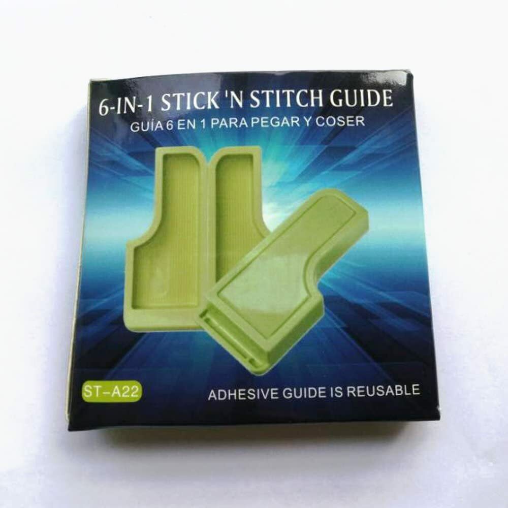 6-in-1 Stick 'n Stitch Guide Sewing Seam Positioning Plate