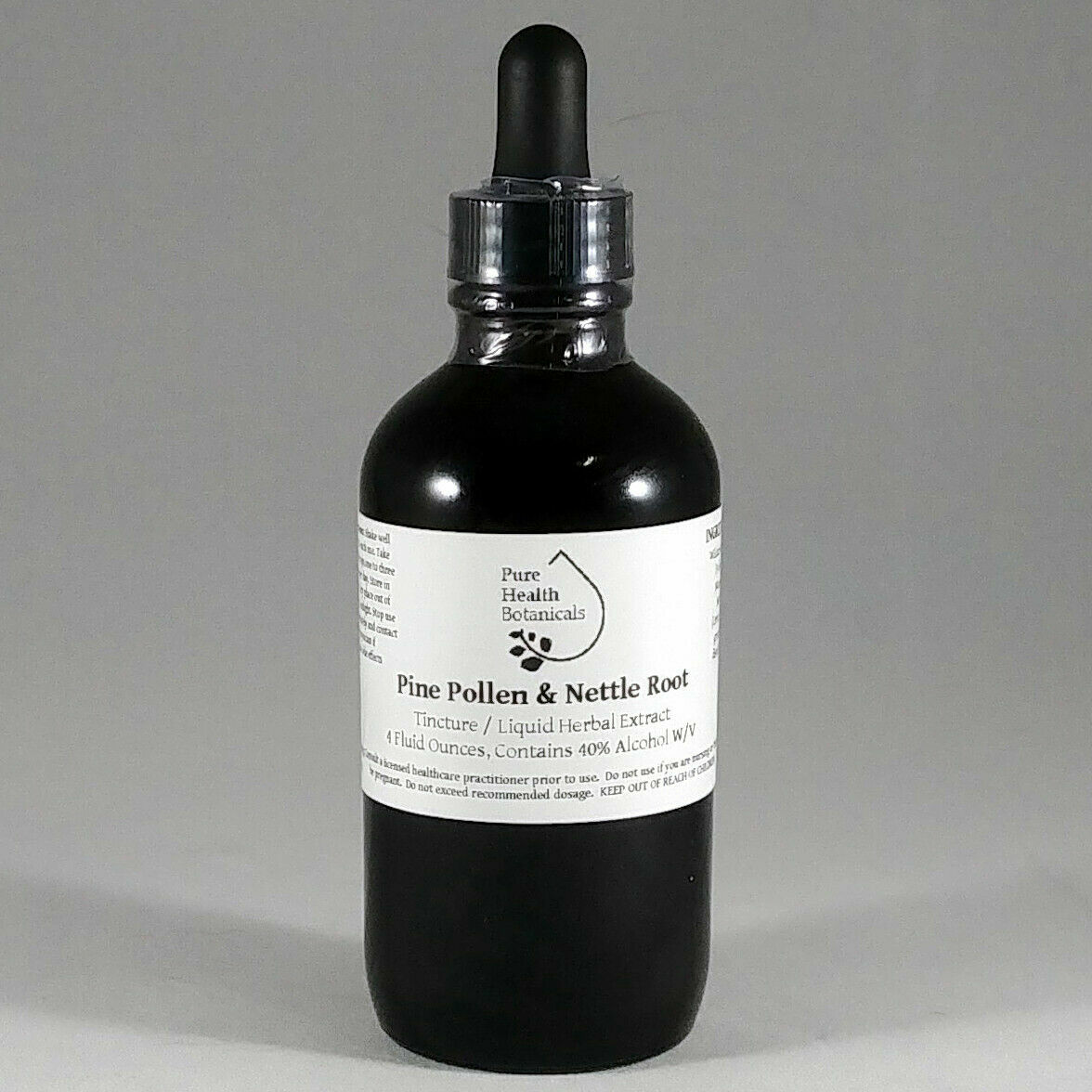 Pine Pollen & Nettle Root Combination Tincture/Extract, Multiple Sizes