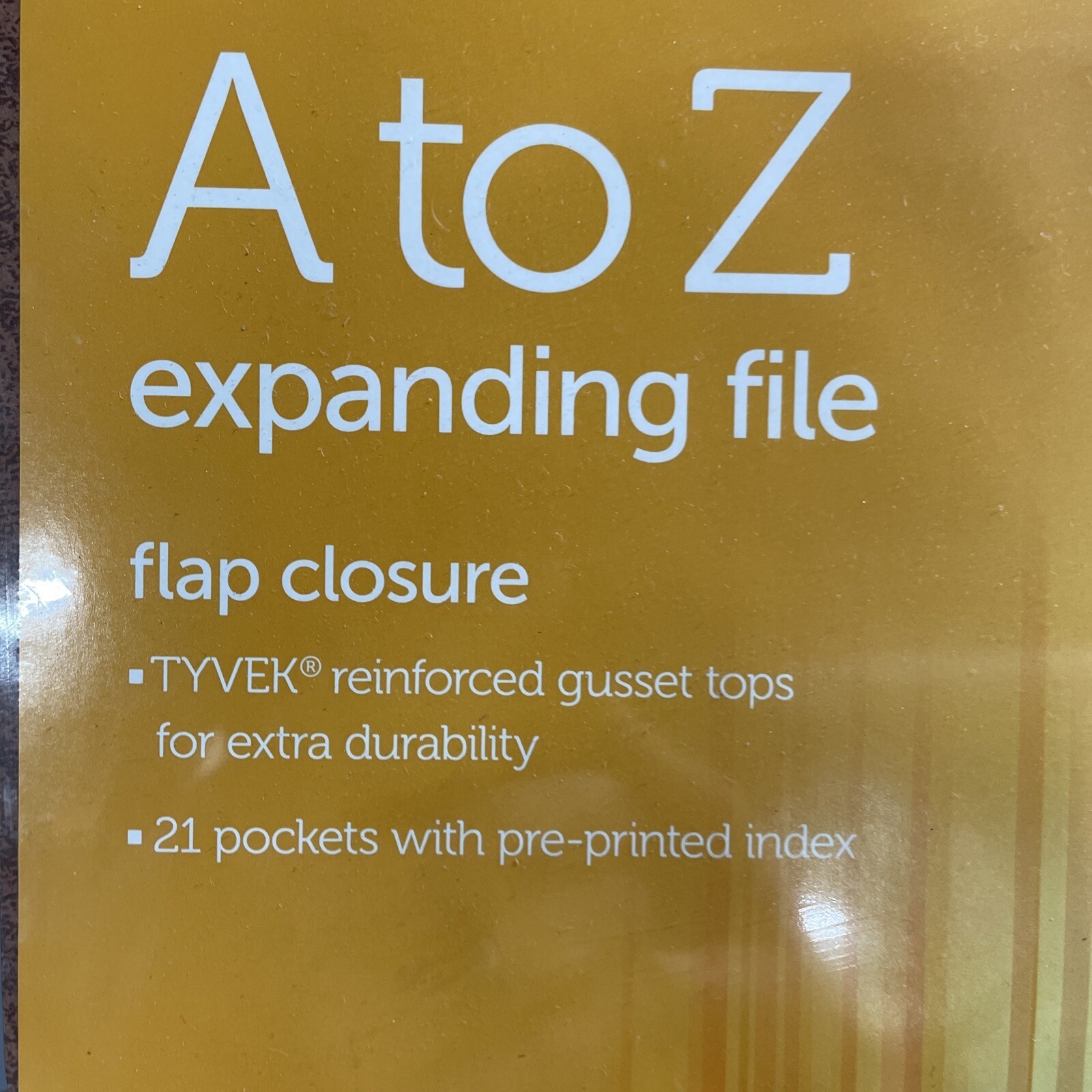 Office Depot Brand A-Z Expanding File 21 Pockets Letter Size S3