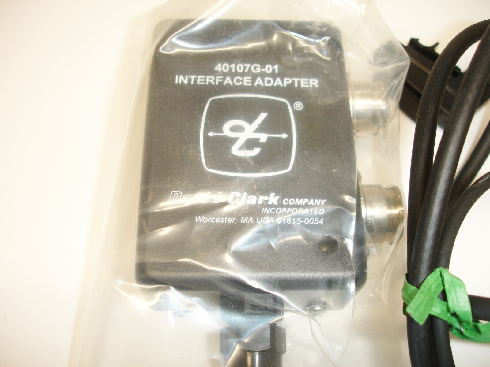 David Clark Radio Interface Adapter P/N : 40107G-01