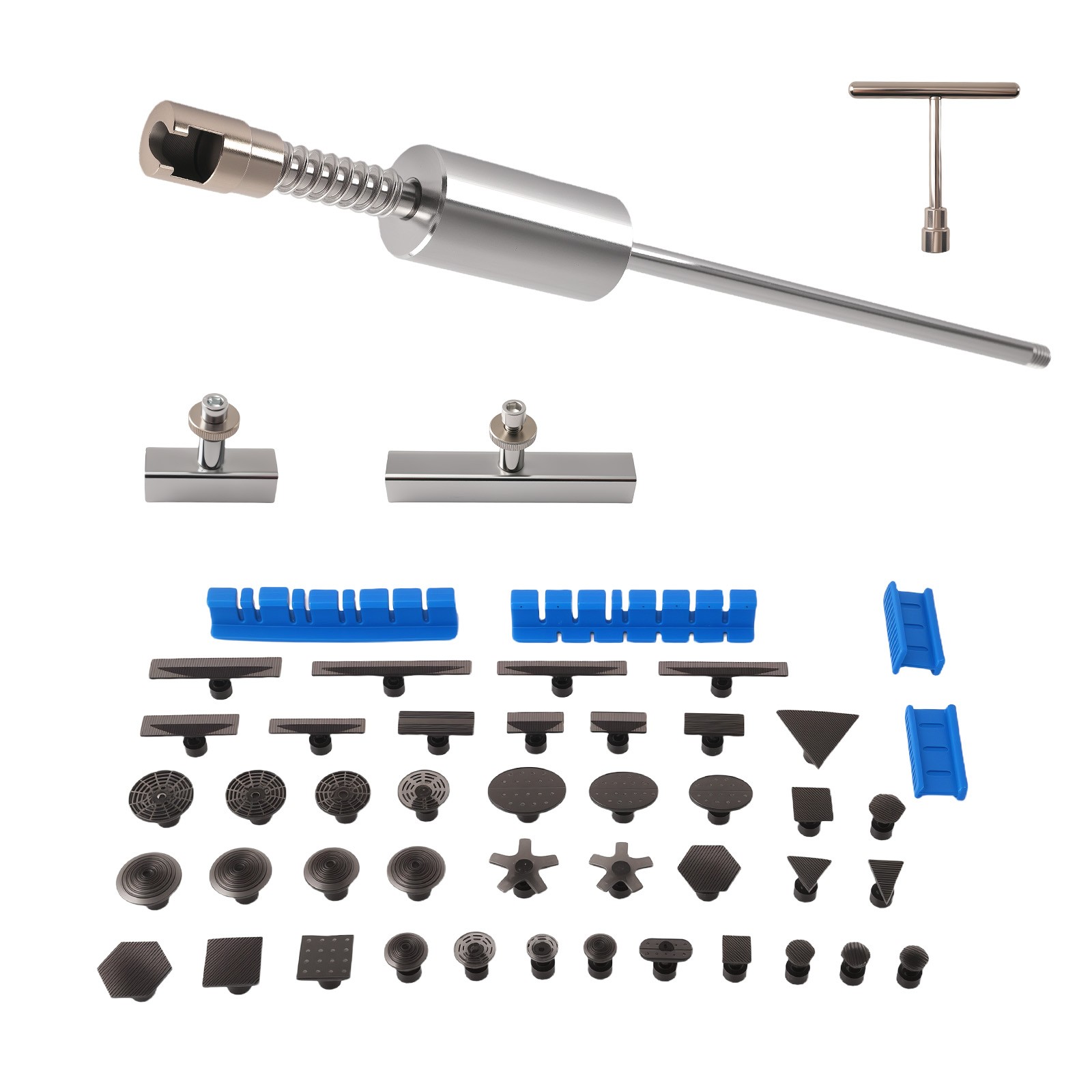 Car Body Slide Hammer Paintless Dent Repair Tool Puller Lifter Hail Removal Set