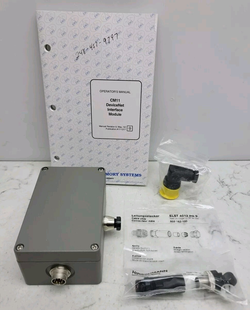 Escort Memory Systems CM11 DeviceNet Interface Module