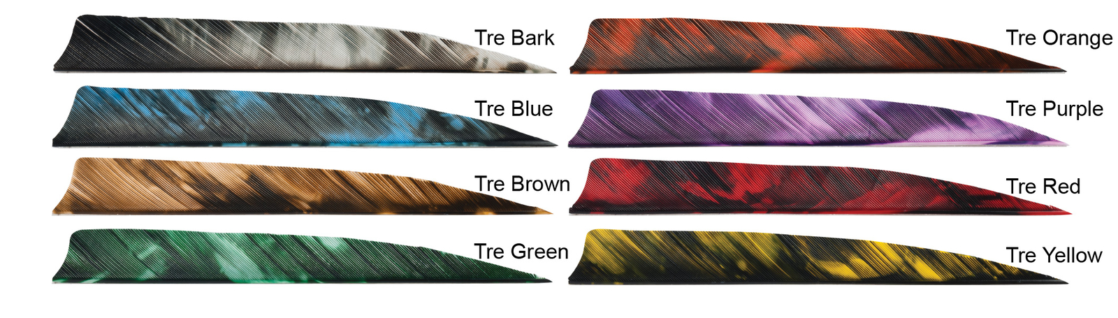 GATEWAY 2" Razor Feathers,Right Wing 12 pk  Tre Bark New