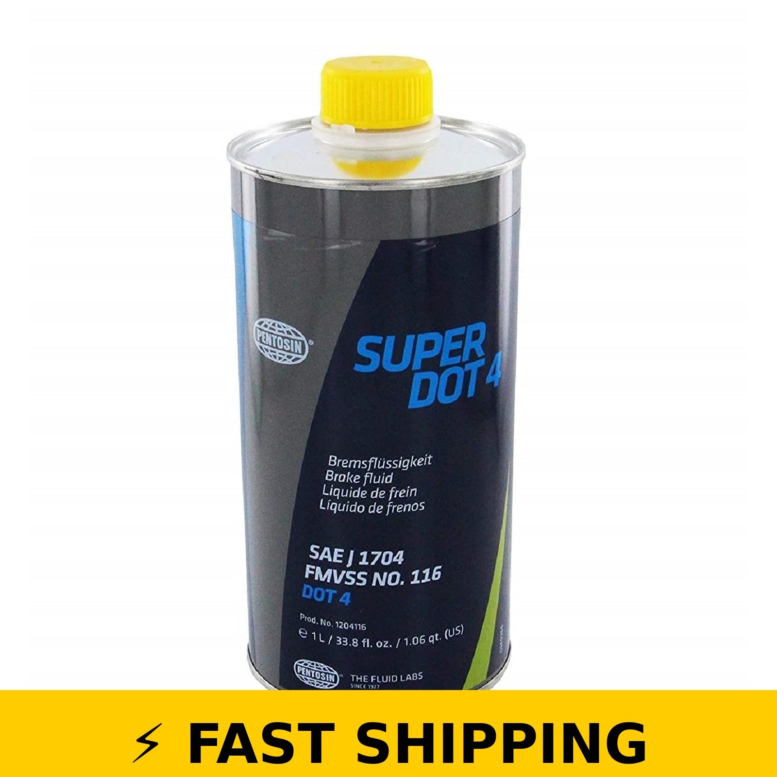 Pentosin Super Dot 4 Brake Fluid 1 Liter - Corrosion Resistant