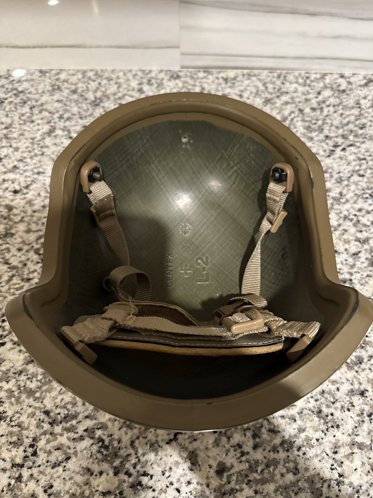 Gentex Corporation High Cut ECH Helmet MARSOC Experimental Prototype Large SOF