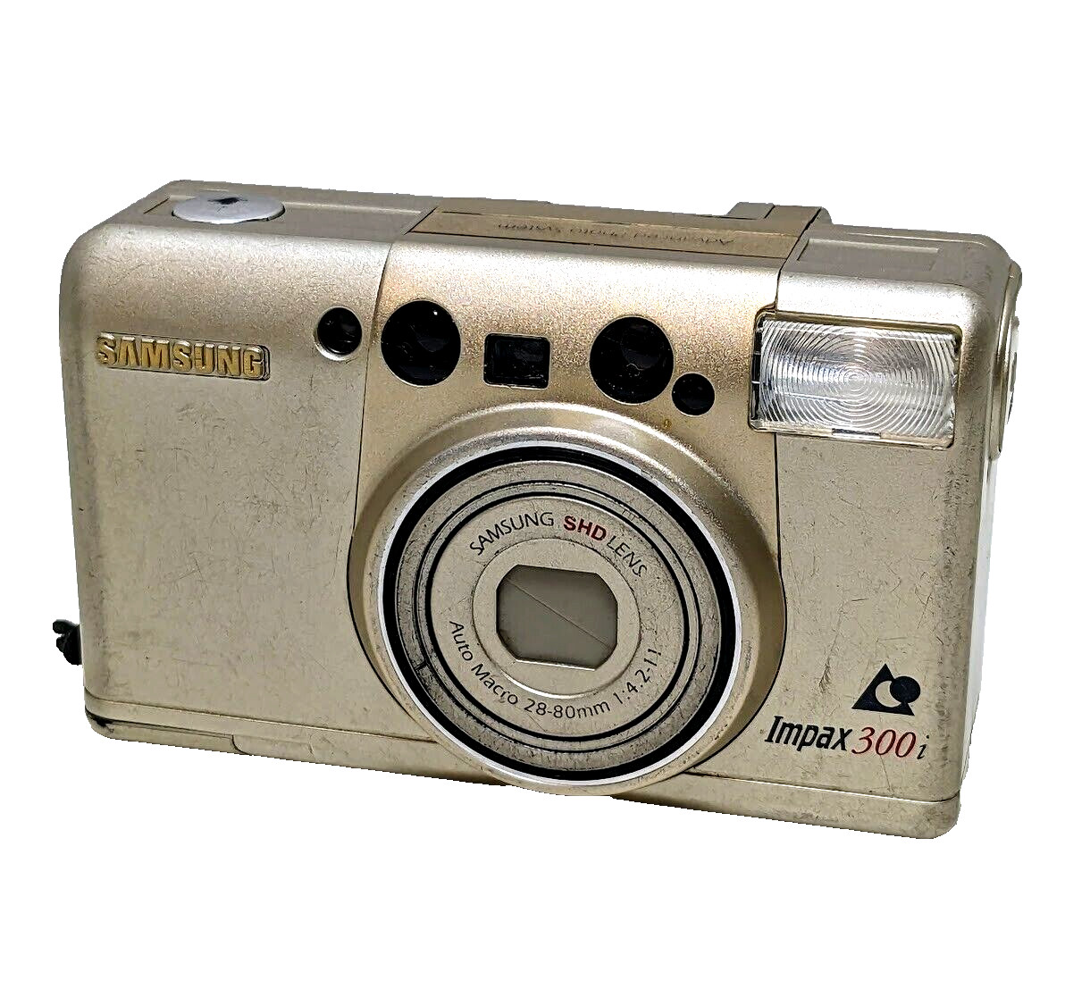 Samsung Impax 300I APS Point & Shoot Film Camera SHD Lens - FOR PARTS or Repair
