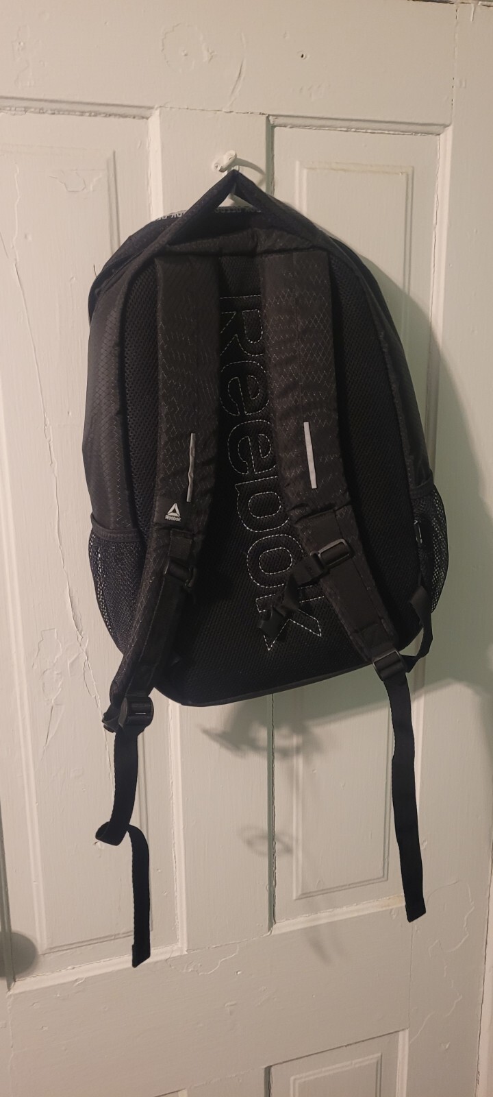 Reebok Black Hiking Backpack With Laptop Pocket/ Straps