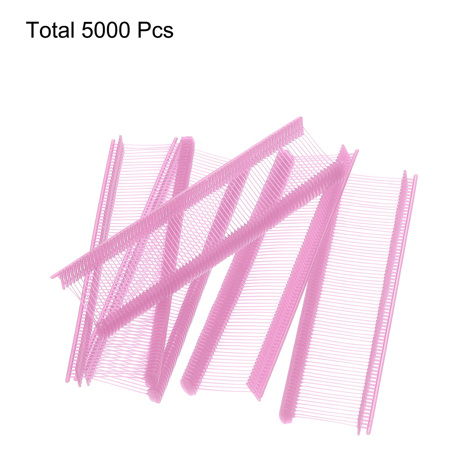 5000pcs 0.8" Micro Tagging Gun Fasteners, Tagging Barbs Attachment, Pink