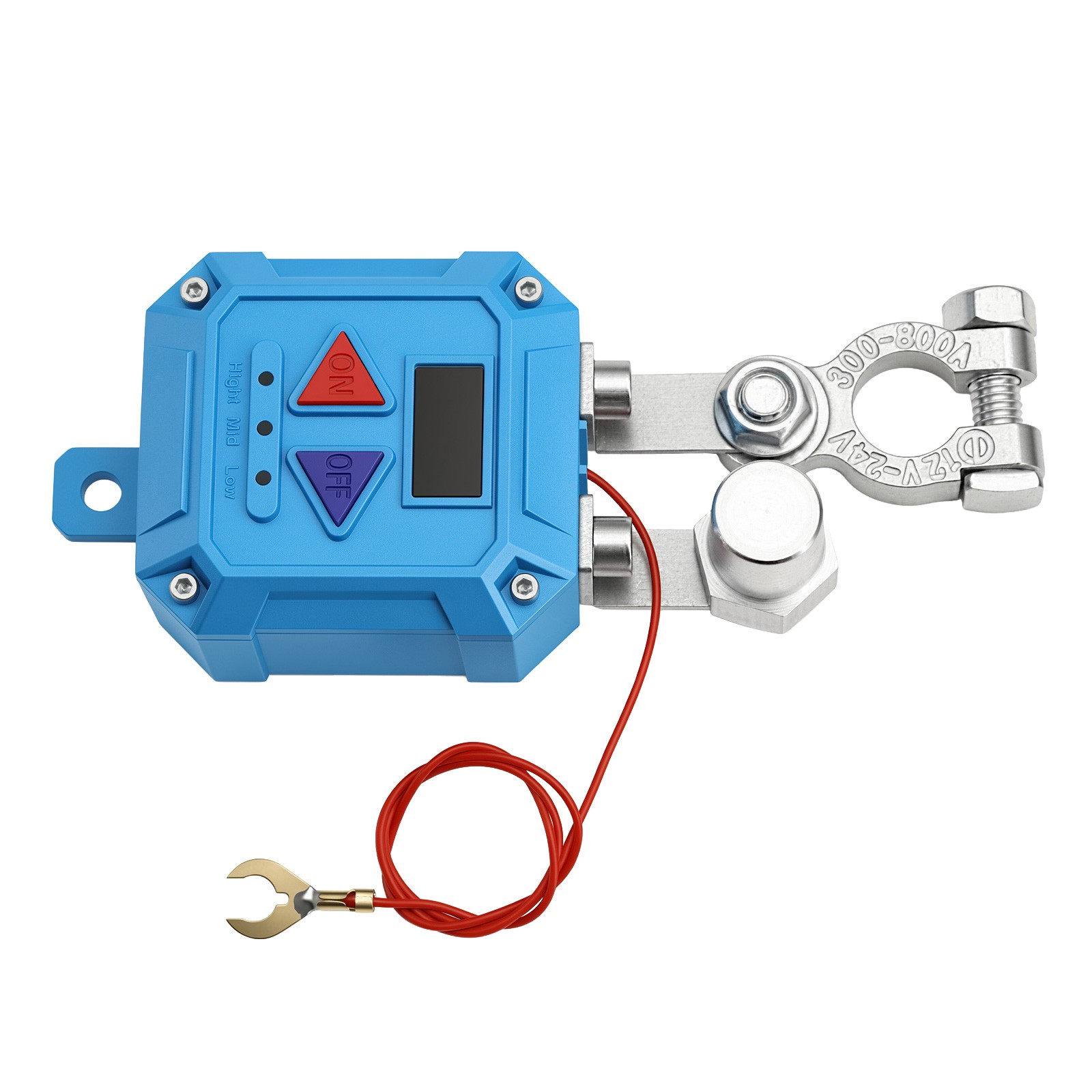 Auto Battery Disconnect Switch 120A Remote Kill Switch With LED Voltage Display