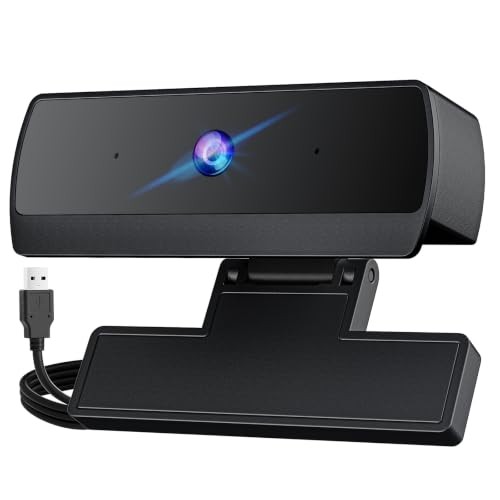1080P HD Webcam, USB Plug & Play Computer Camera, Auto Low-Light 1080P webcam