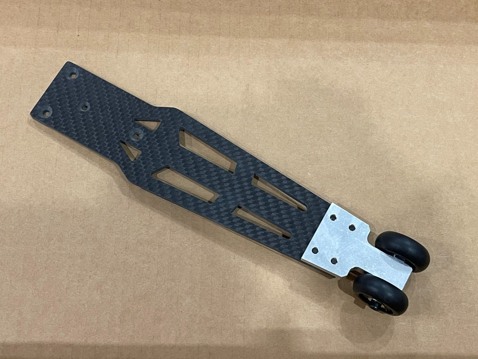 Carbon Fiber Drag Race Wheelie Bar for Arrma Typhon 3s BLX 4x4 Silver