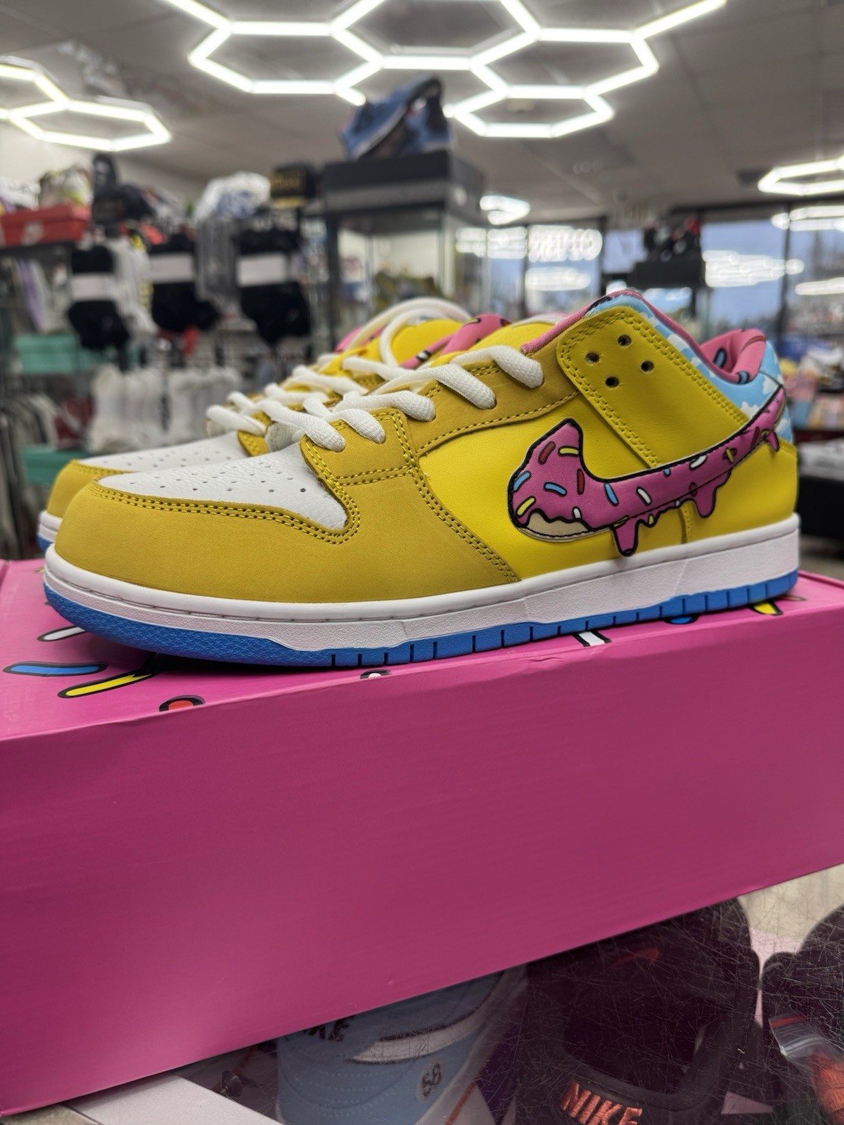 Size 12 Mell the Artist D'oh!-Nut Dunks With OG Box & extra Laces Brand New
