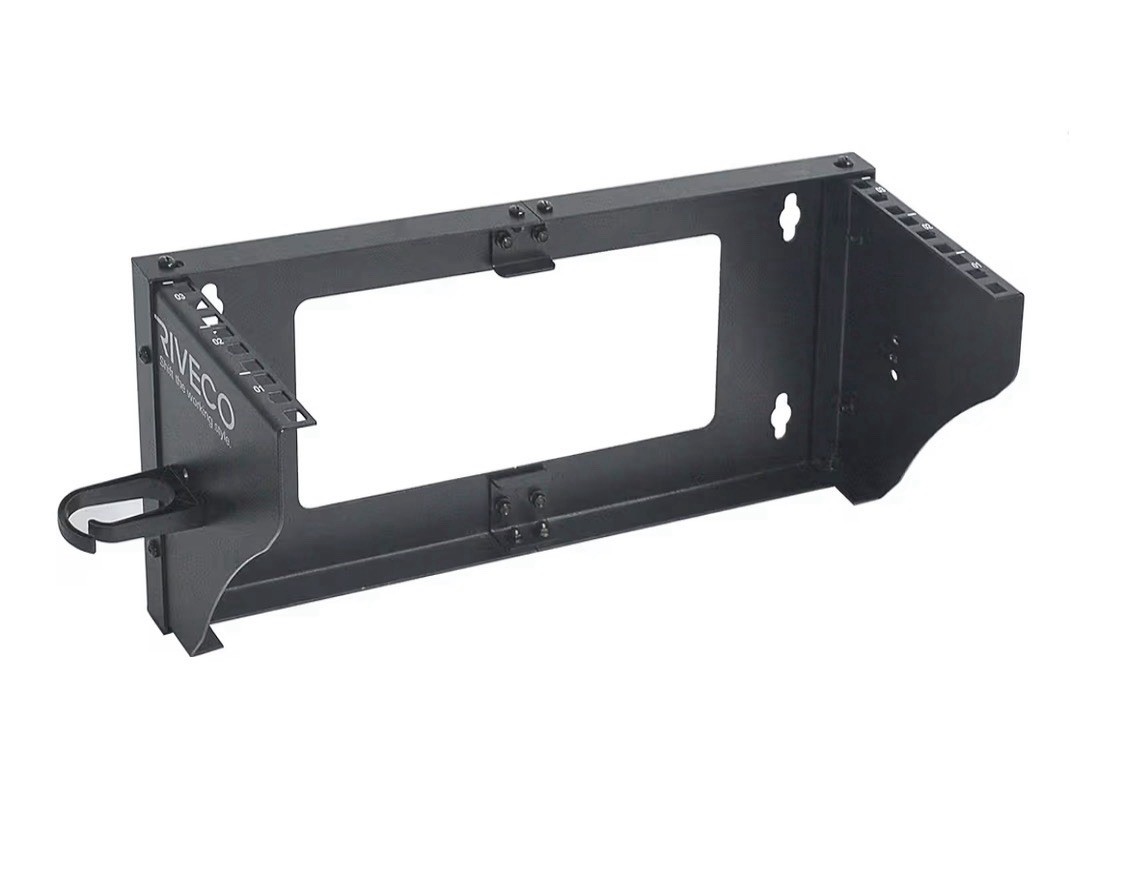RIVECO 3U Wall Mount Rack for Network Reinforced Heavy Load 66LBS