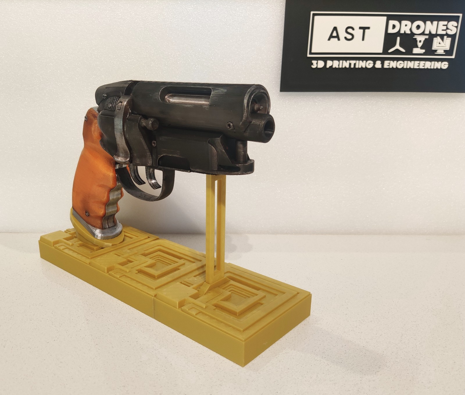 Blade Runner Deckard Blaster Prop – Weathered – Moving Parts