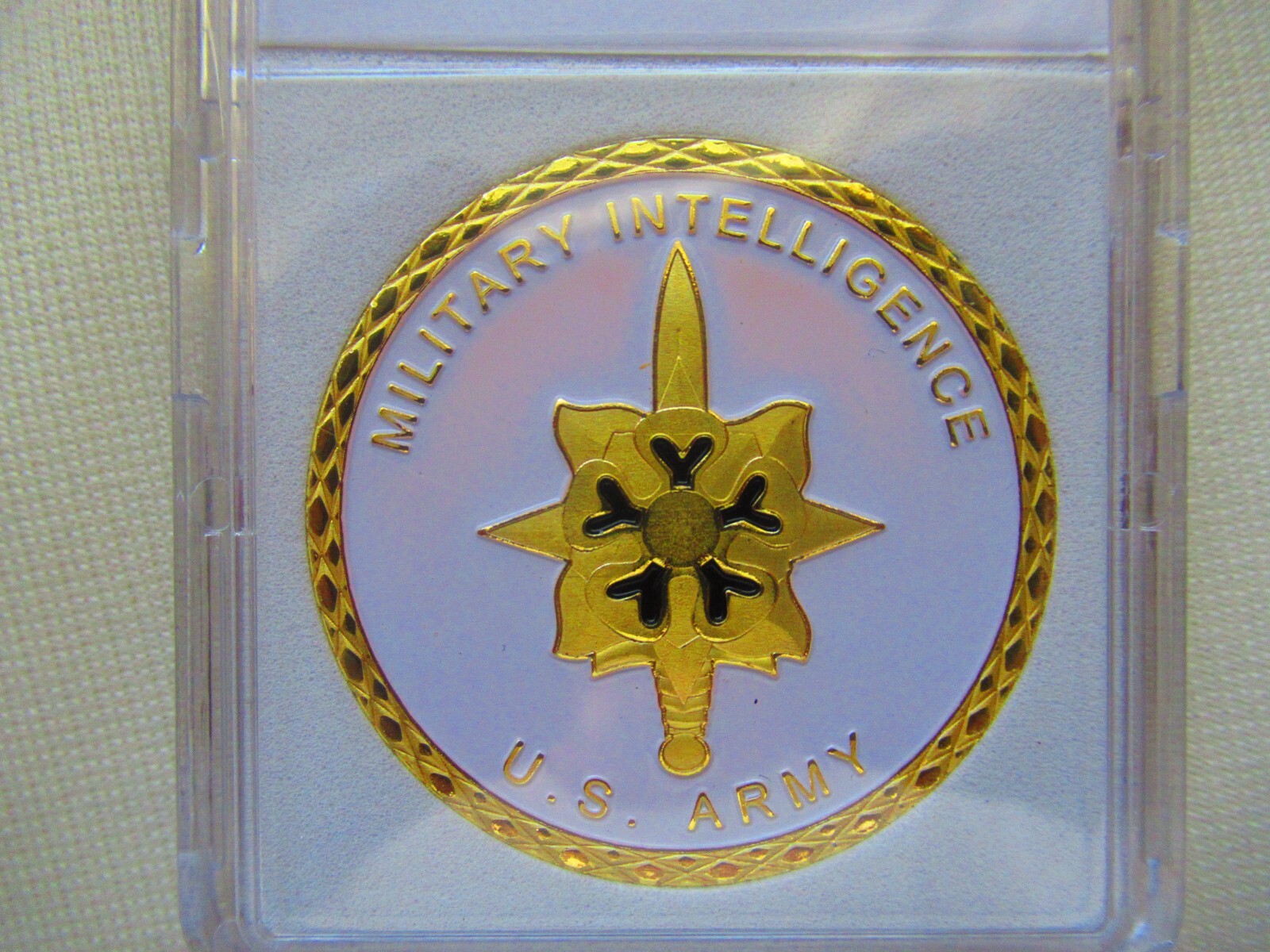 U S ARMY MILITARY INTELLIGENCE Challenge Coin